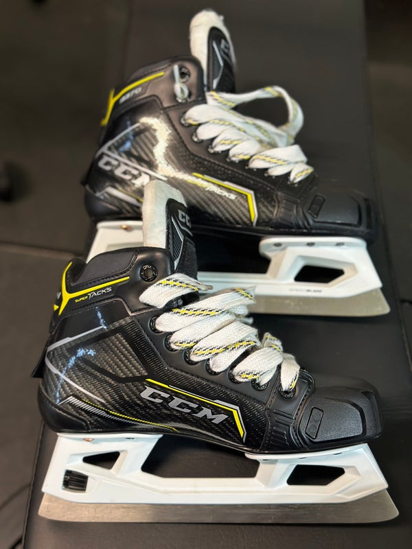 Used CCM Regular Width Size 4 Super Tacks 9370 Hockey Skates