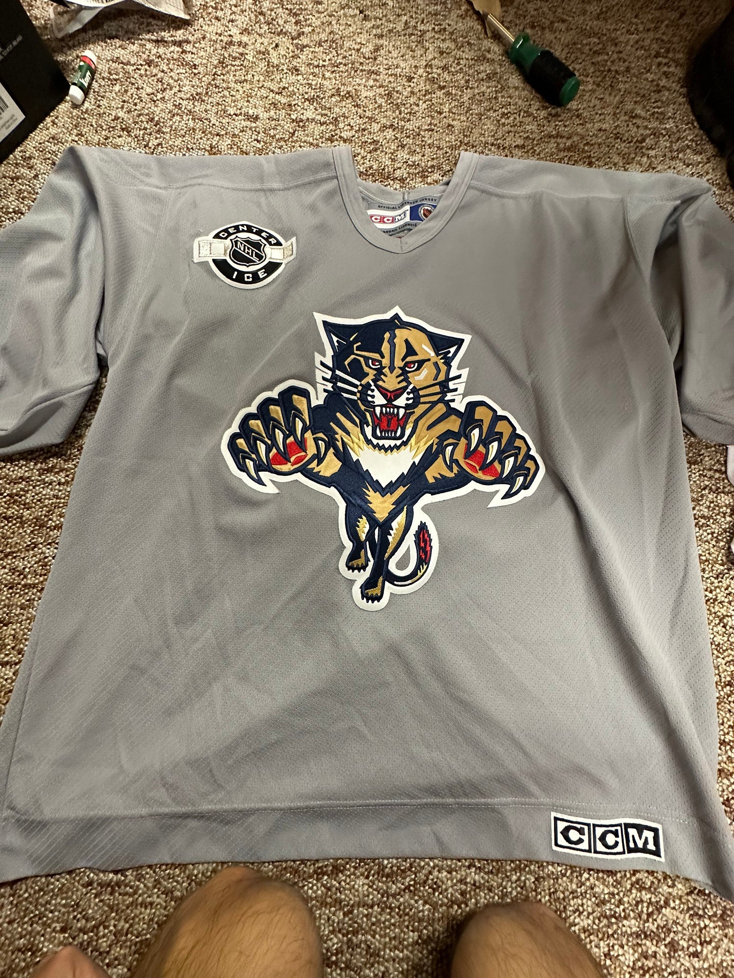 Pro Stock Florida Panthers Practice Jersey Size 58 | SidelineSwap