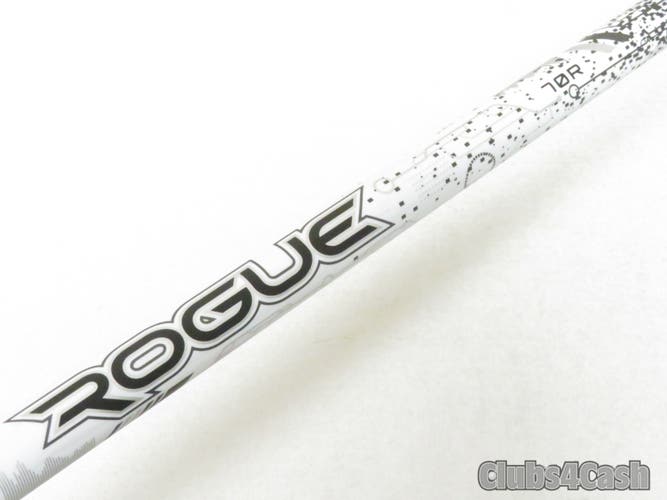 Aldila Rogue White Driver Shaft 130MSI 70R Regular +PING Adapter & Grip 45.75"