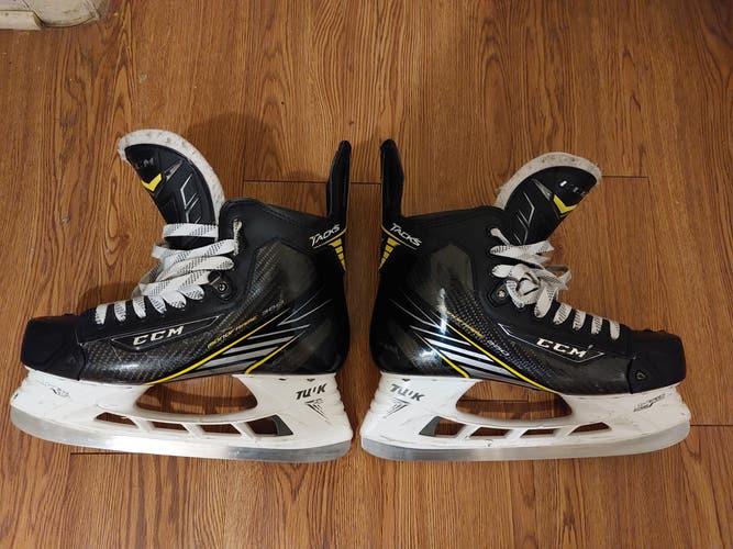T.J. Oshie game used CCM Super Tacks skates, size 9.25