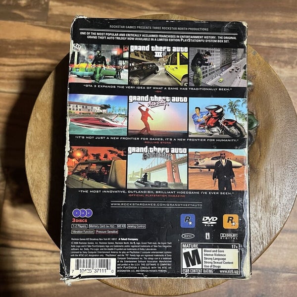 Coleção de Jogos Gta Ps2 (5 DVD)