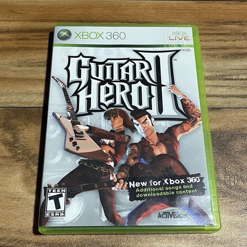 Guitar Hero II 2 (Microsoft Xbox 360, 2007) Game, Case, & Instruction Manual