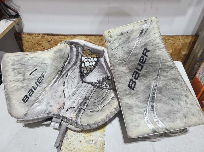 Used Bauer Regular 2X Pro Catcher & Blocker