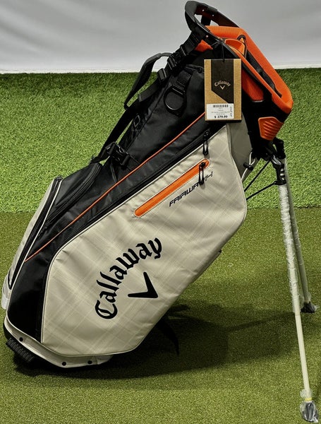 Callaway 2023 Chev Golf Stand Bag Charcoal/Yellow