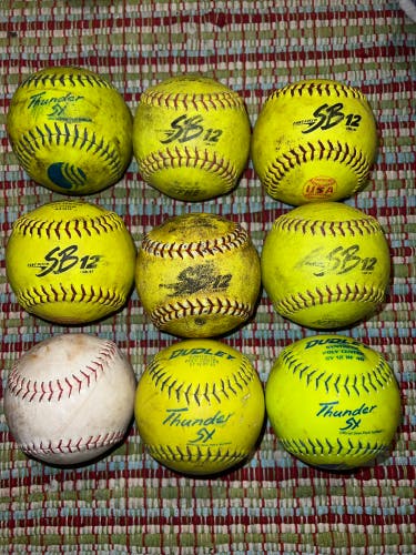 9 Pack of 12” Softballs