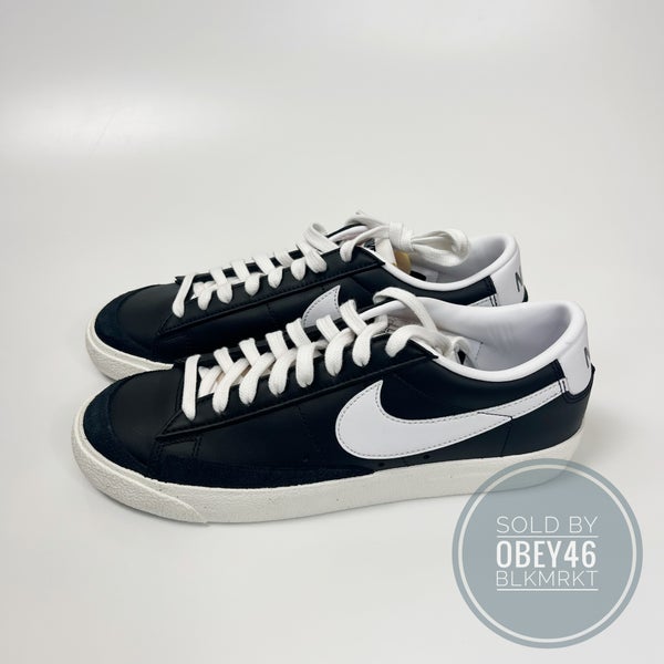 Nike Blazer Low 77 Vintage Black White 9