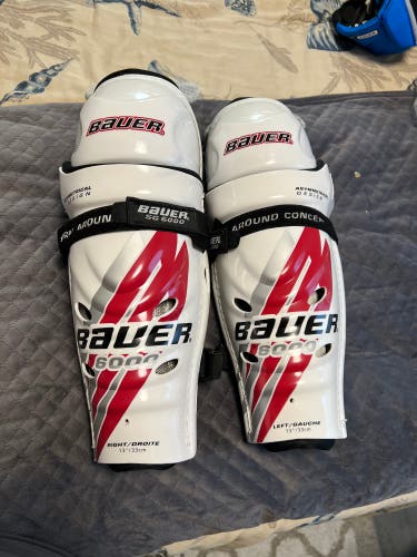 Used Bauer 6000 Sr Shin Pads
