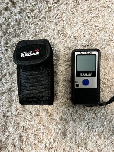 Pocket radar ball coach