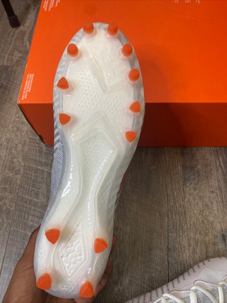 adidas Freak Ultra Primeknit Boost Football Cleats White/Orange Mens 13.5