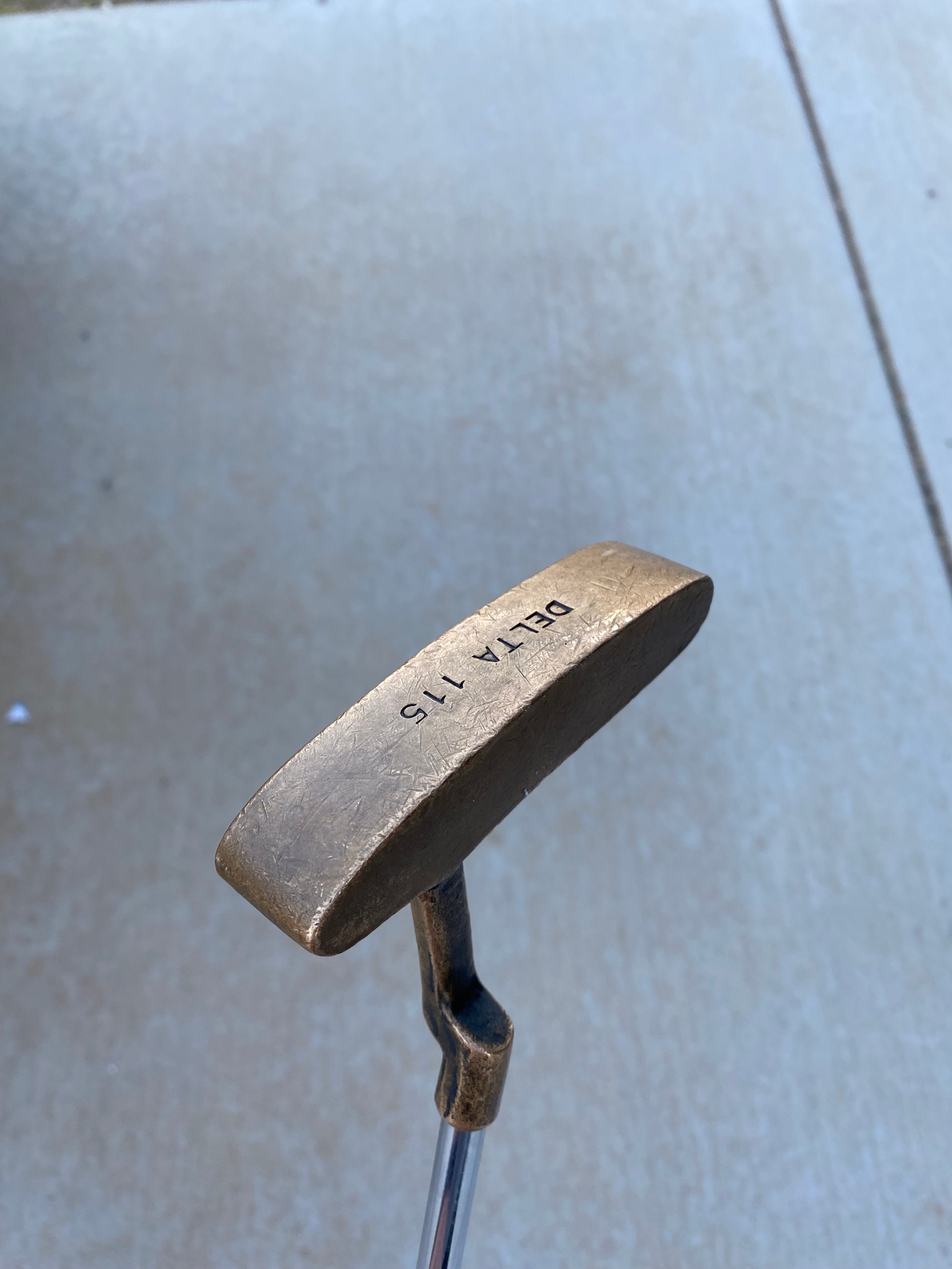 Unisex Used Right Handed Delta 115 brass putter Putter