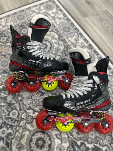 Used Bauer Regular Width Size 6 Vapor 2X Inline Skates