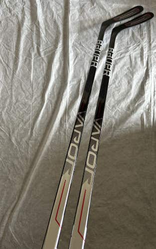 Bundle 2 X Bauer VAPOR HYPERLITE Hockey Stick | 77 Flex P92 Curve | Senior Left Hand