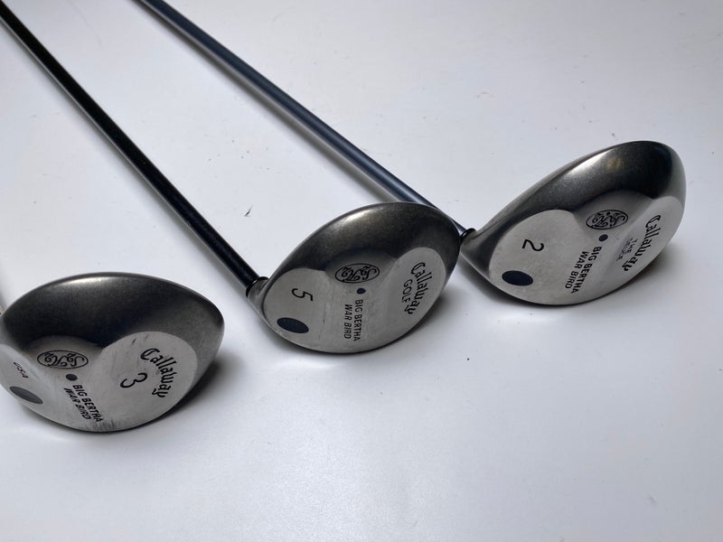 Callaway Big Bertha Warbird Wood Set 2 3 5 RCH Regular Graphite Mens RH