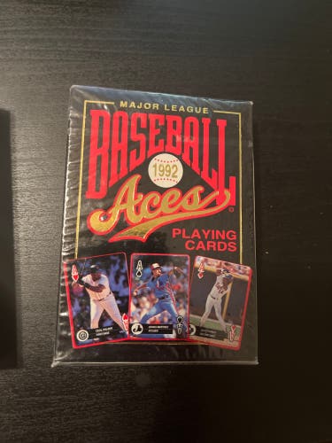 1992 Aces Baseball playing cards