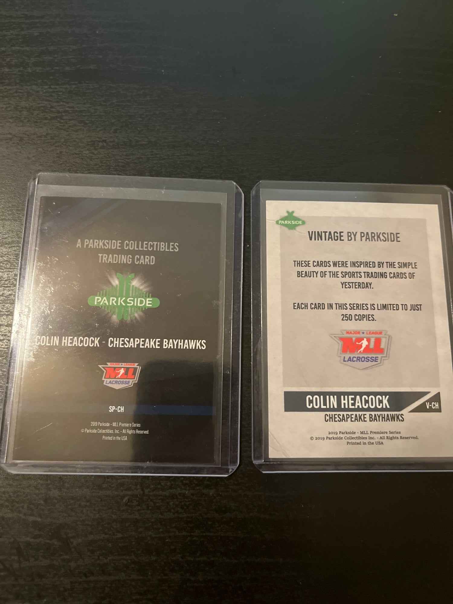 2019 Major League Lacrosse Trading Cards