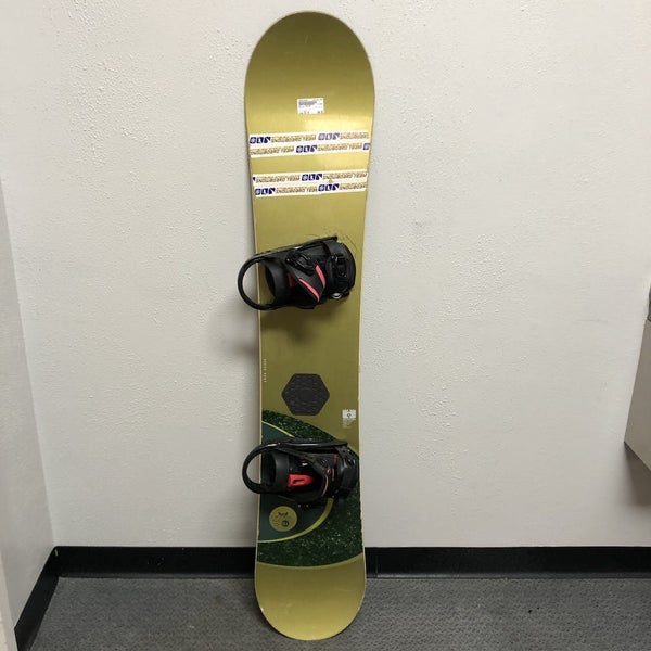 Used Burton Custom 151 Cm Snowboard Mens Combo