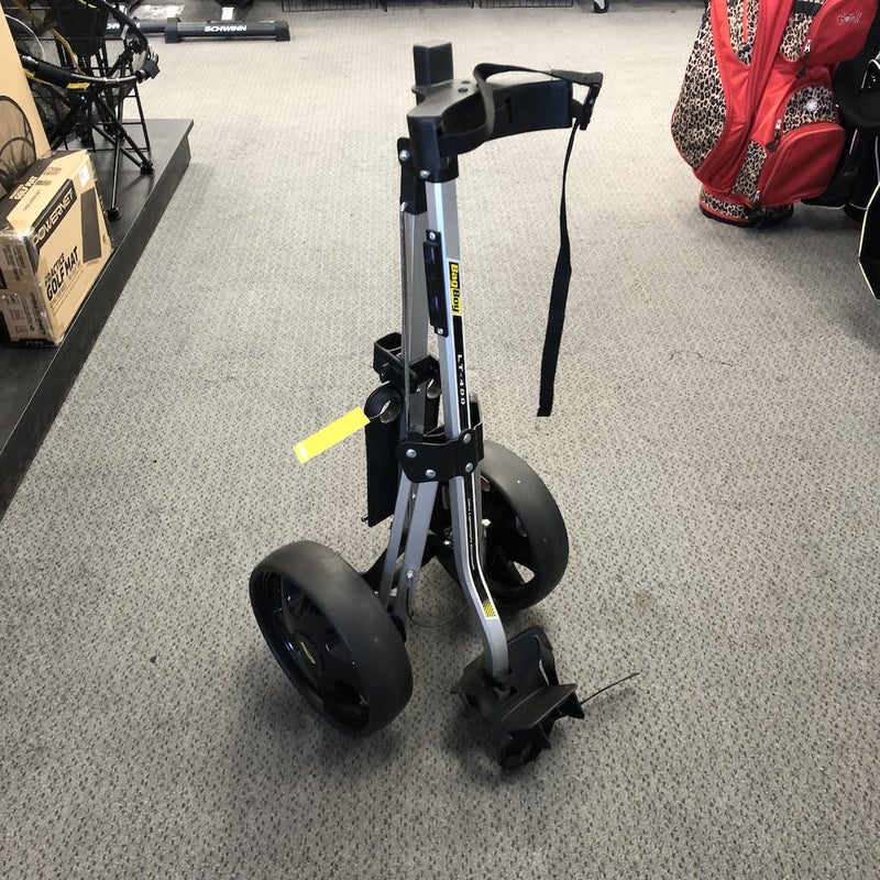 Used Bag Boy M 300 2 Wheel Push Cart 2 Wheel Aluminum Golf Carts