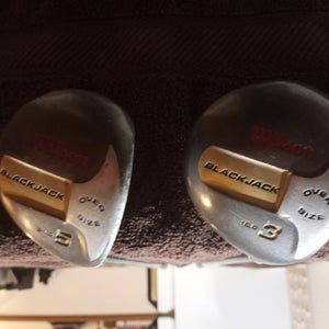 Men's Used Wilson Right Handed blackjack Fairway Wood Regular Flex 3 and 5 wood