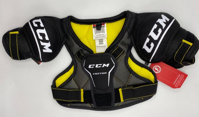 NEW CCM Vector Shoulder Pads, Youth Medium