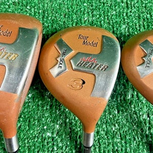Tour Made Wood Set 1W, 3W, 7W Men's RH Regular Graphite Good Grips Driver 44.5"