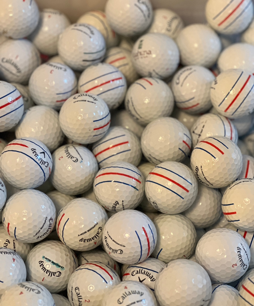 48 Callaway Chrome Soft Triple Track Golf Balls 5/4A