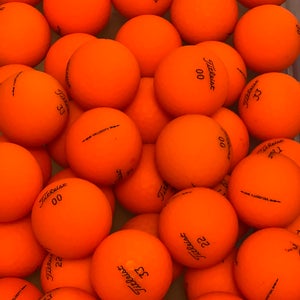 48 Titleist Velocity Matte Orange Golf Balls 5A