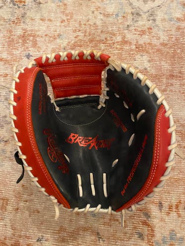 Used 2022 Rawlings Right Hand Throw Catcher's BREAKOUT Baseball Glove 32"