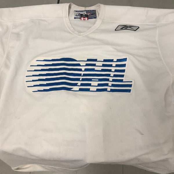 OHL - Used Reebok Practice Jersey (White/Blue) – HockeyStickMan Canada