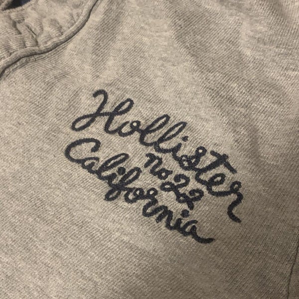 Hollister No. 22 California Men's Long Sleeve Button Up Henley Shirt Size  XL