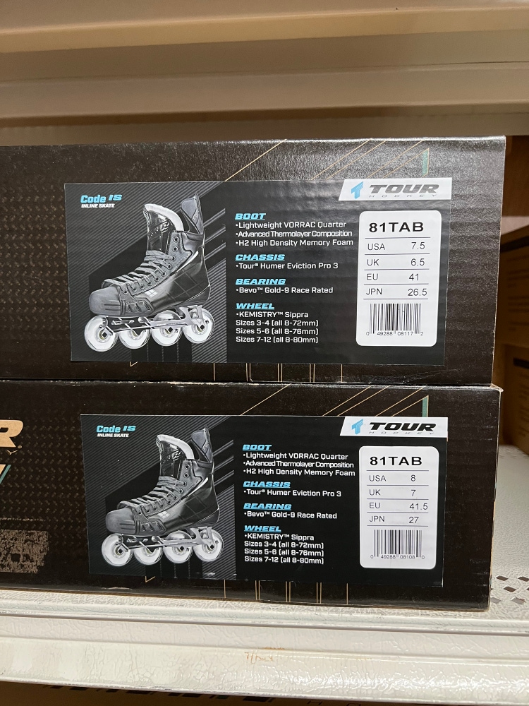 New TOUR Code IS Inline Skates - Roller Hockey