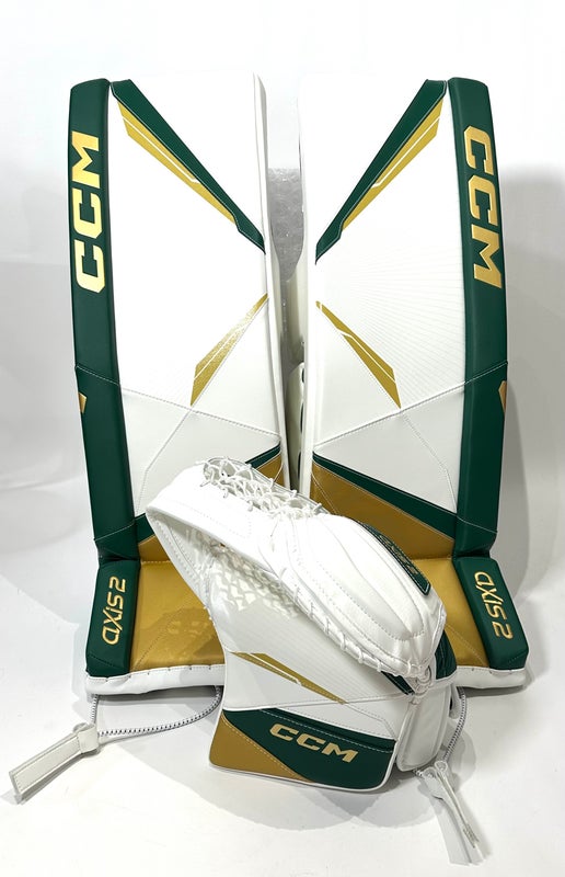 CCM Axis 2 Leg Pads and Glove Size 34 - VF76