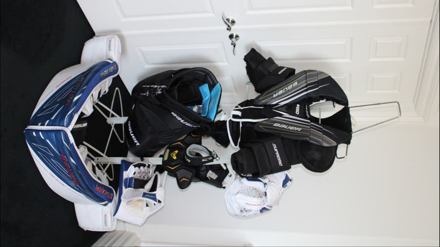 Bauer Goalie Equipment Set and Stand