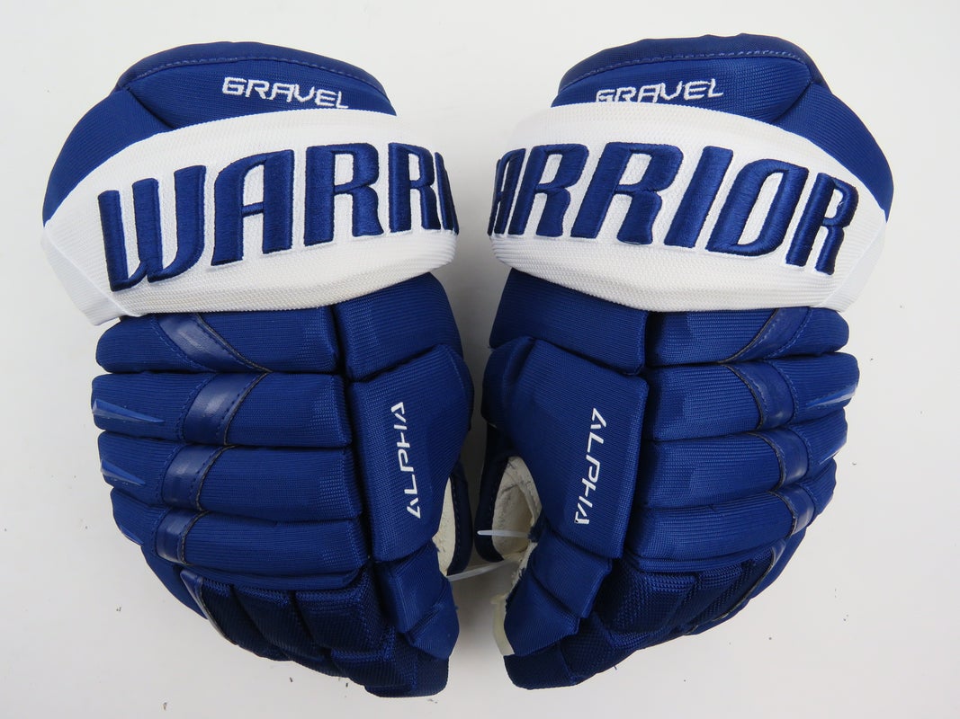 Warrior Alpha Toronto Maple Leafs NHL Pro Stock Ice Hockey Player Gloves 14"