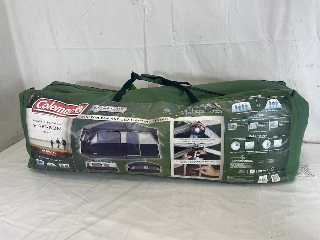 Used Coleman Prairie Breeze 9-person Family Tent