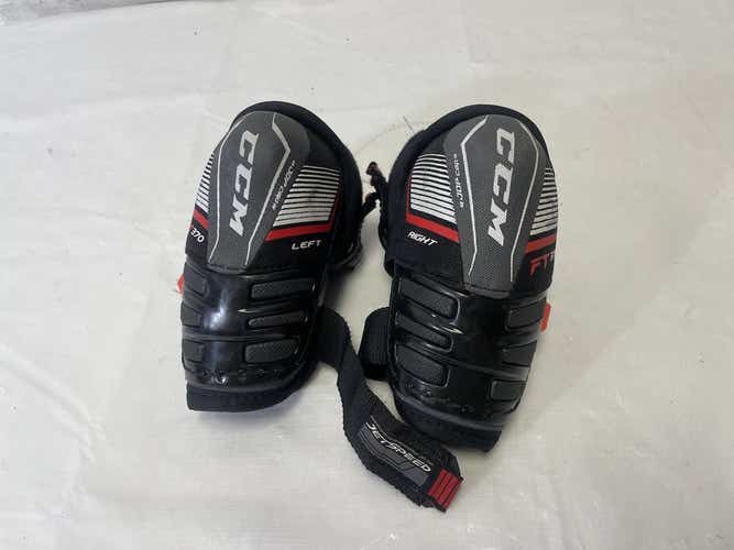 Used Ccm Ft 370 Junior Md Hockey Elbow Pads 4'8" - 5'2"