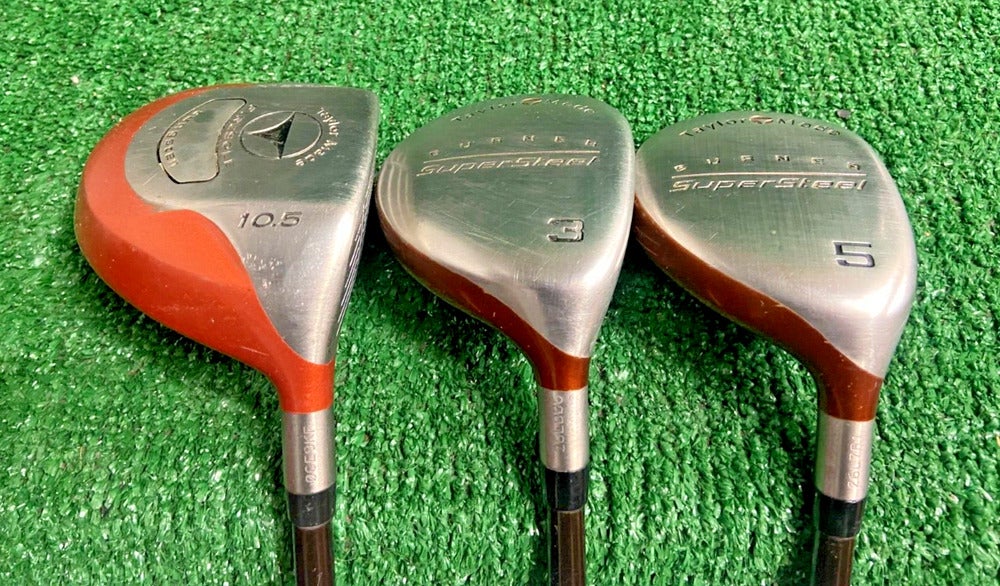 TaylorMade Wood Set 1W, 3W, 5W Men's RH R-80 Bubble Regular