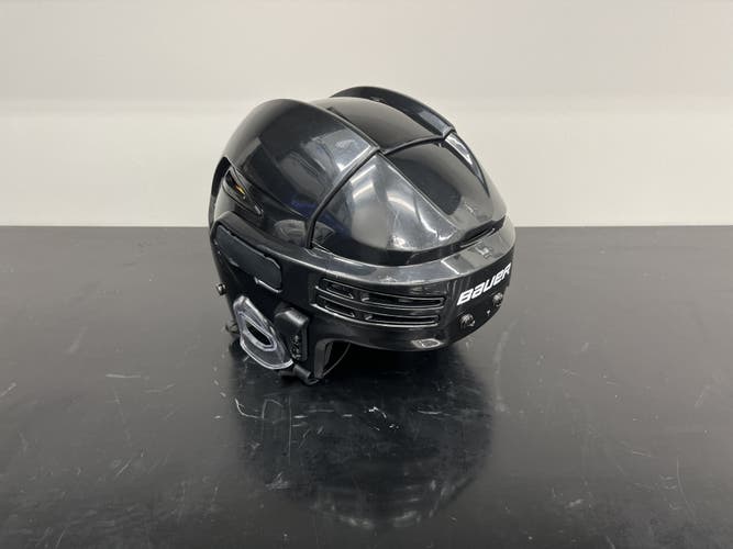 Used Large Bauer Re-Akt 75 Black Helmet