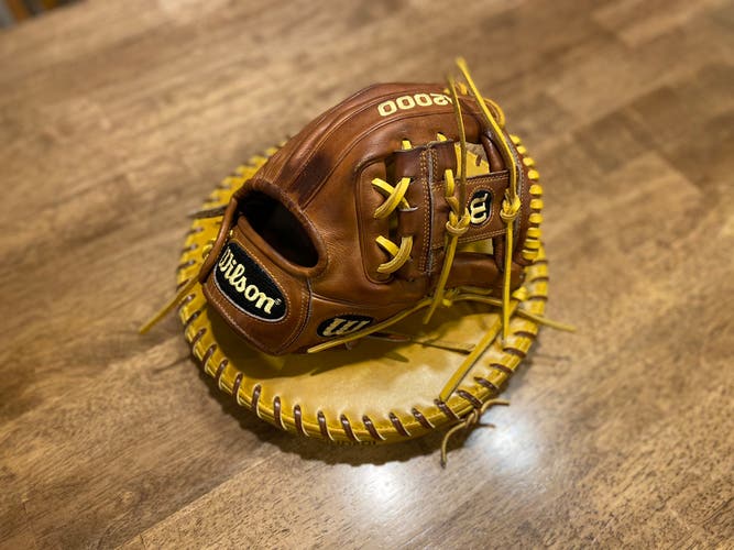 Restored Wilson Right Hand Throw Infield A2000 DP15 Baseball Glove 11.5”