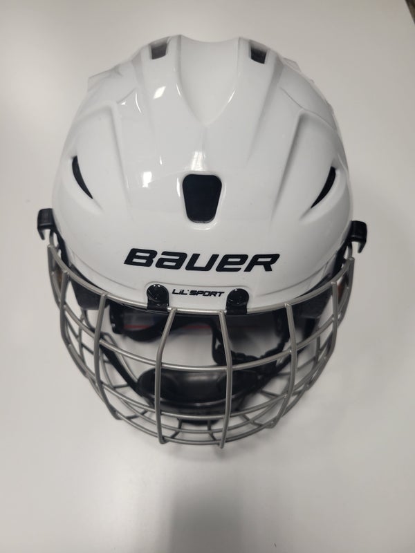 Bauer Lil Sport Youth Hockey Helmet w/ Cage SidelineSwap