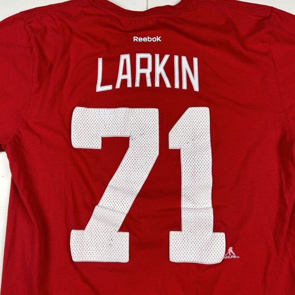 NWT-L/XL DYLAN LARKIN DETROIT RED WINGS NHL LICENSED REEBOK YOUTH HOCKEY  JERSEY