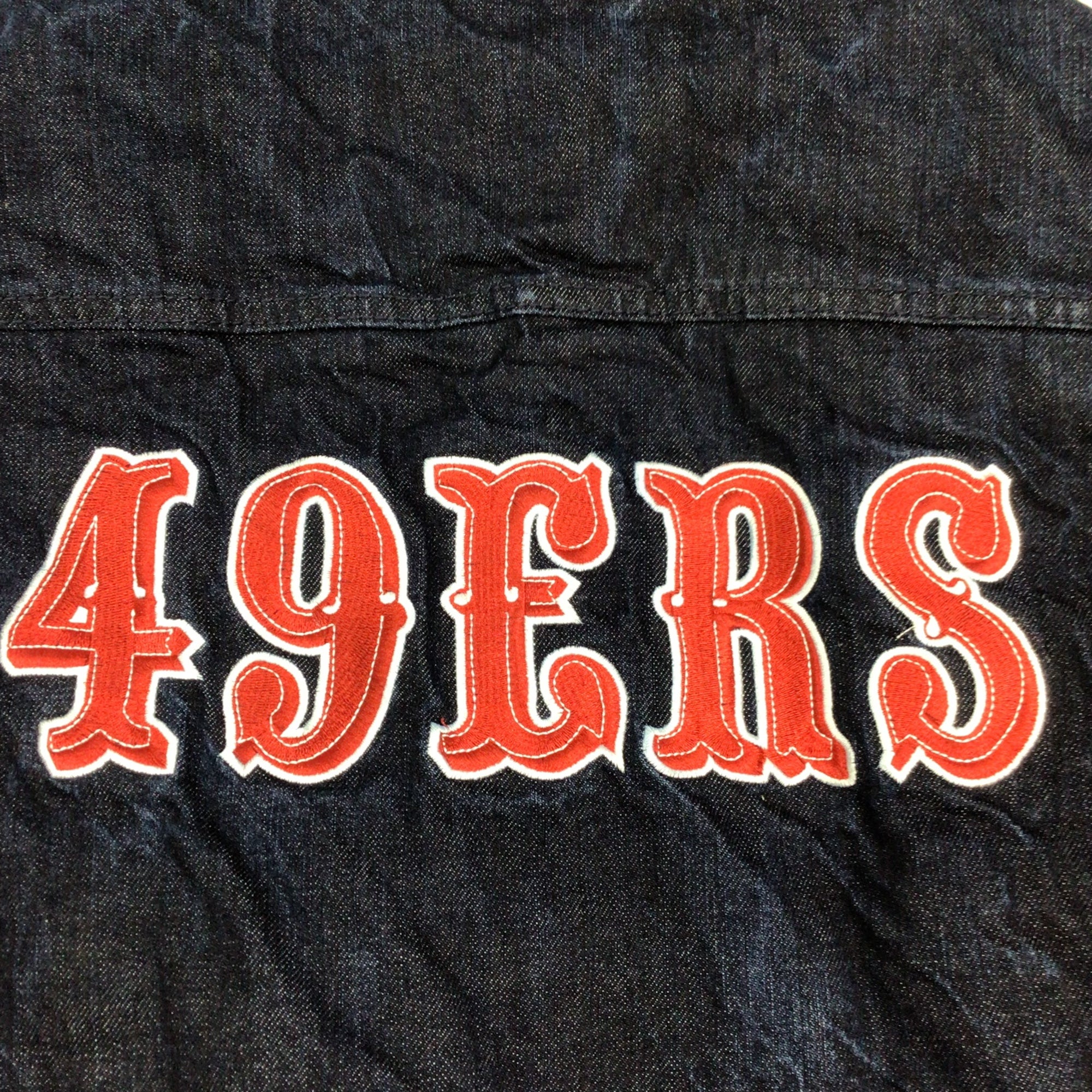 San Francisco 49ers /Levi's NFL denim bomber jacket. NFL/Levi's  collaboration. Large