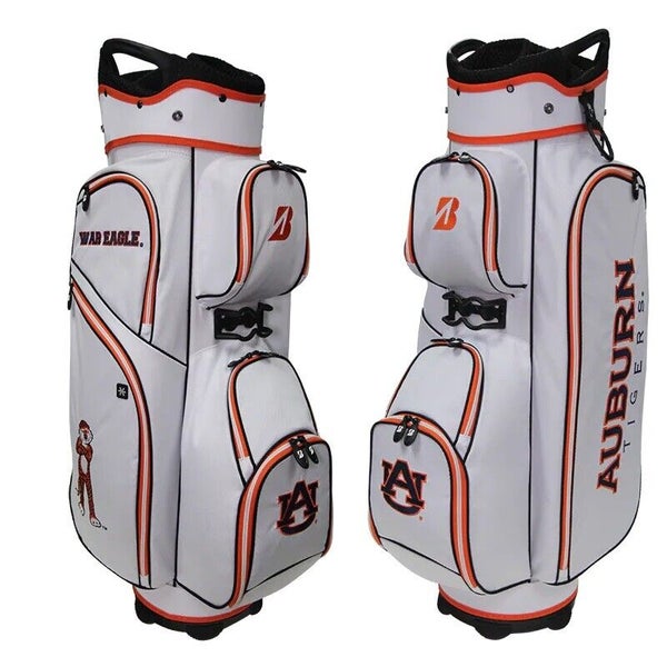 Bridgestone Golf NCAA Collegiate Cart Bag - 7 Way Cart Bag - AUBURN Tigers