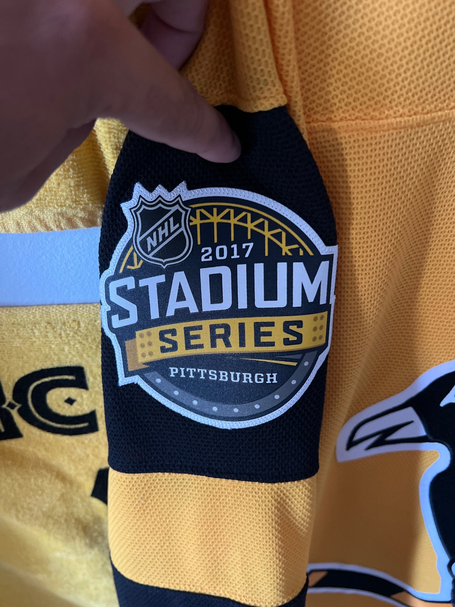 New photos: Pittsburgh's NHL Stadium Series jersey