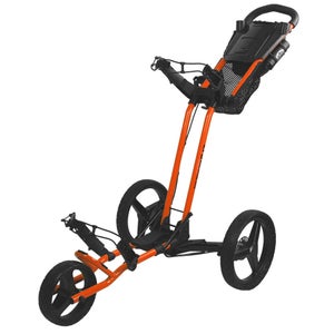 Sun Mountain Pathfinder PX3 Push Pull 3-Wheel Golf Cart Trolley - ORANGE / BLACK