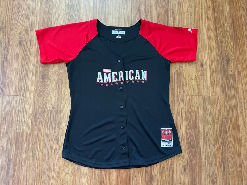 American League All Star Team MLB BASEBALL 2015 ASG Womens Cut Size Large Jersey