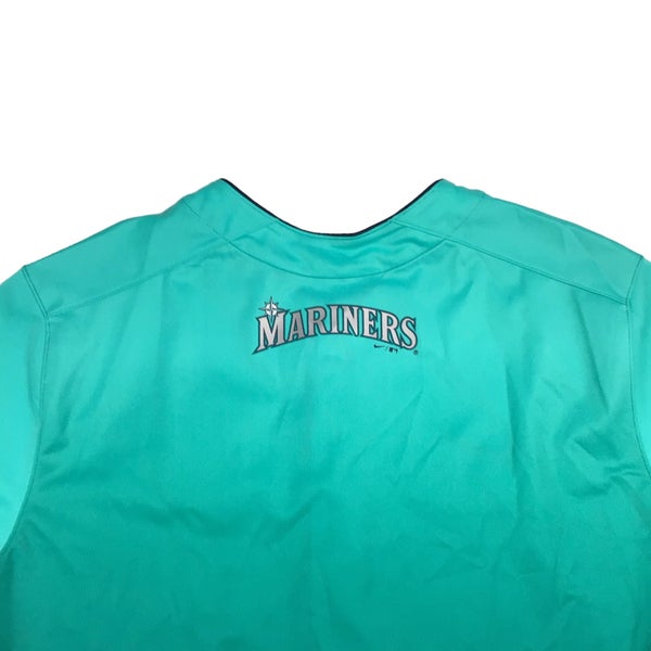 Nike Seattle Mariners MLB button front ombre jersey. Tagged as an XL