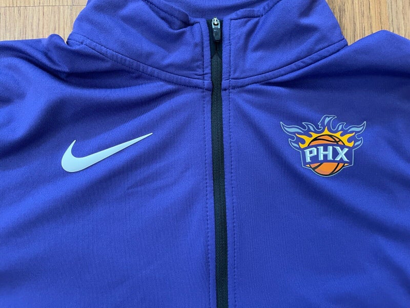 Nike Vintage Phoenix Suns Hoodie Sweatshirt Gray Size Large