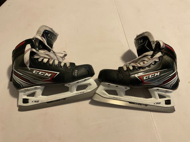 Used CCM Regular Width Size 4.5 Hockey Goalie Skates