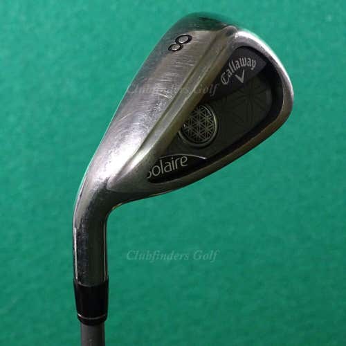 LH Lady Callaway Solaire 2018 Single 8 Iron Factory Graphite Ladies
