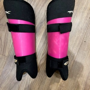 Used TK Shin Guards T1 Hot Pink Size XS